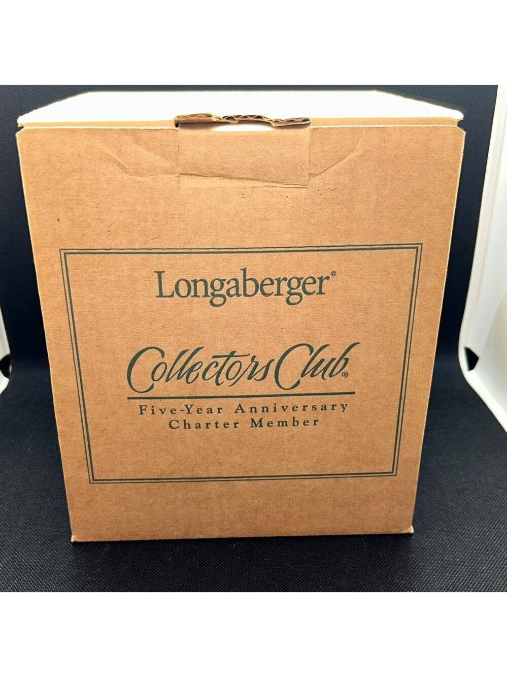 Longaberger 5 year anniversary charter member basket with COA - Picture 6 of 6